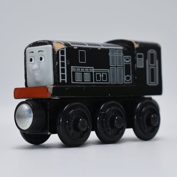 DIESEL Black 2012 - Thomas & Friends Wooden Railway Train Tank Engine Mattel - Picture 1 of 7